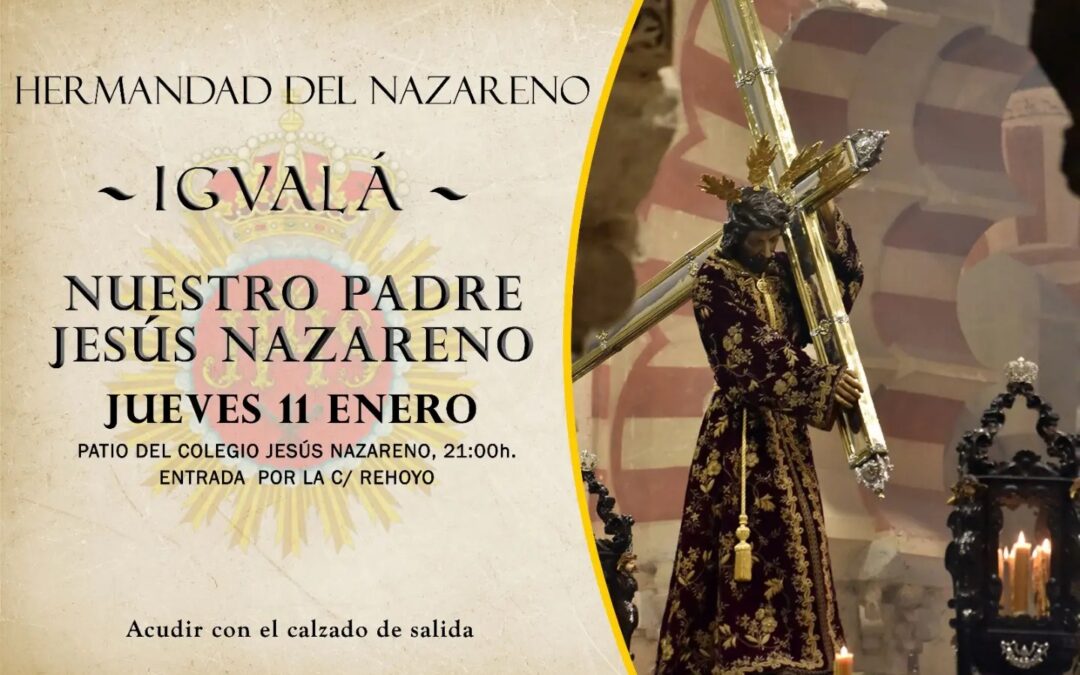 Igualá de costaleros de Nuestro Padre Jesús Nazareno