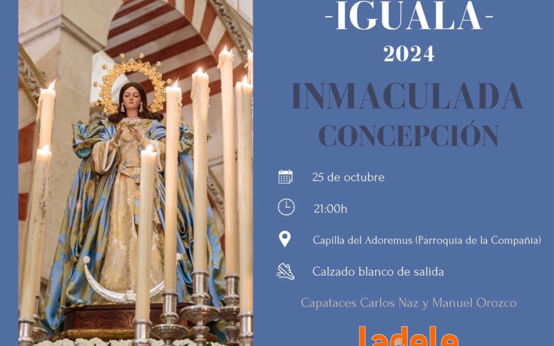 Igualá de costaleros de la Inmaculada Concepción