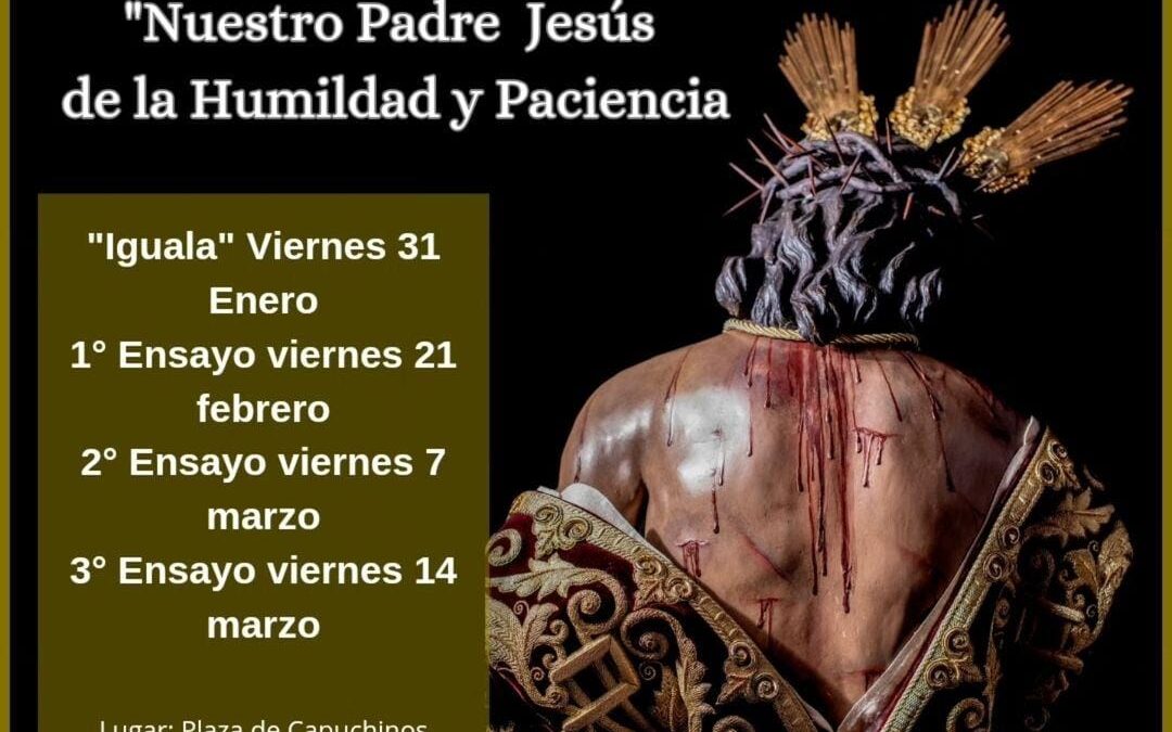 Igualá de costaleros de Nuestro Padre Jesús de la Humildad y Paciencia