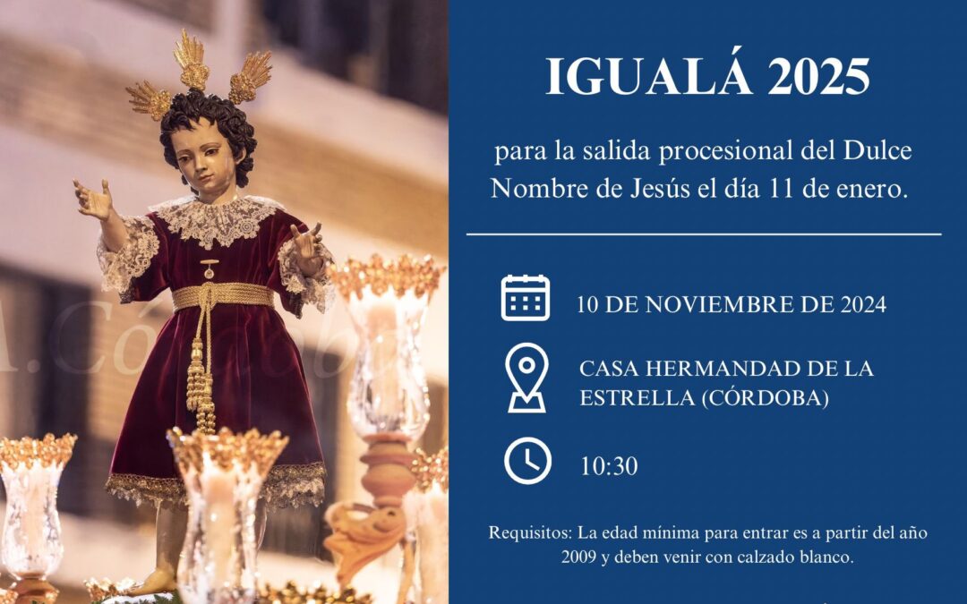 Igualá de costaleros del Dulce Nombre de Jesús