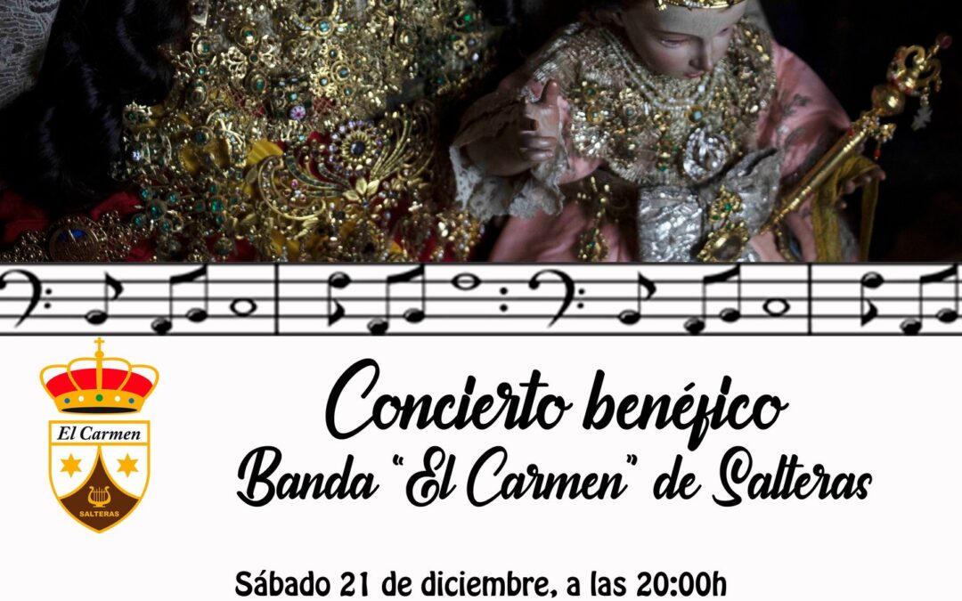 Concierto benéfico de la Banda de Música «Nuestra Señora del Carmen» de Salteras (Sevilla)