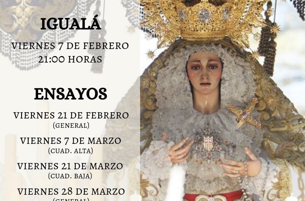 Igualá de costaleros de Nuestra Señora de la Merced