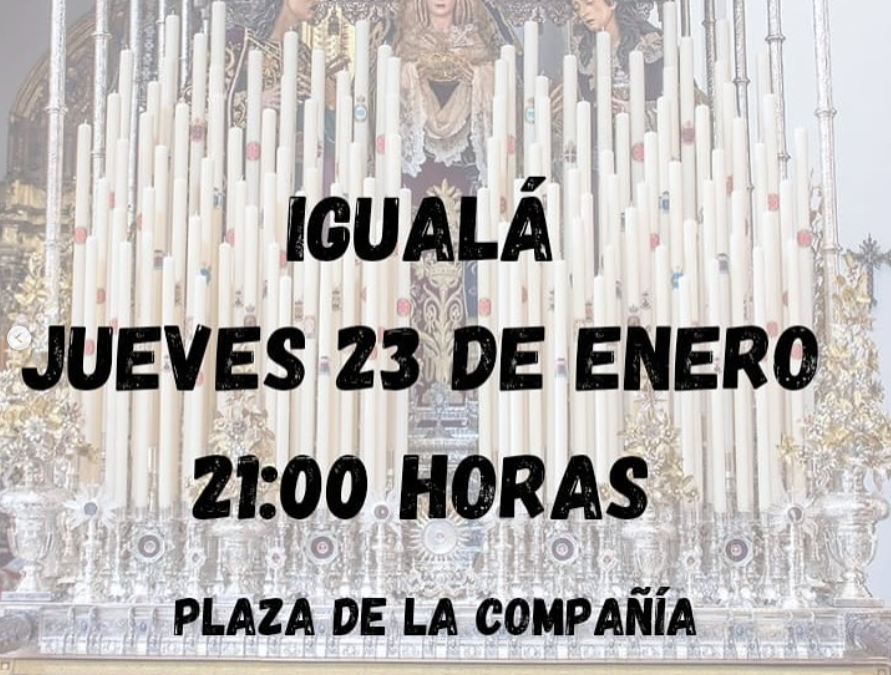 Igualá de costaleros de Nuestra Señora del Desconsuelo en Soledad