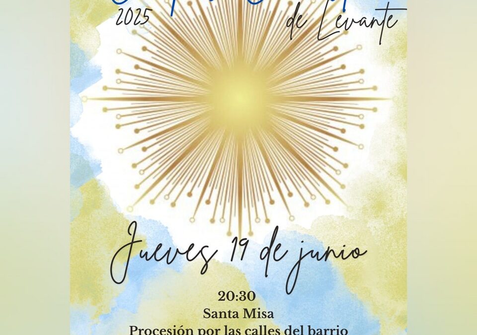 Procesión del Corpus Christi de la Parroquia de Nuestra Señora de Belén