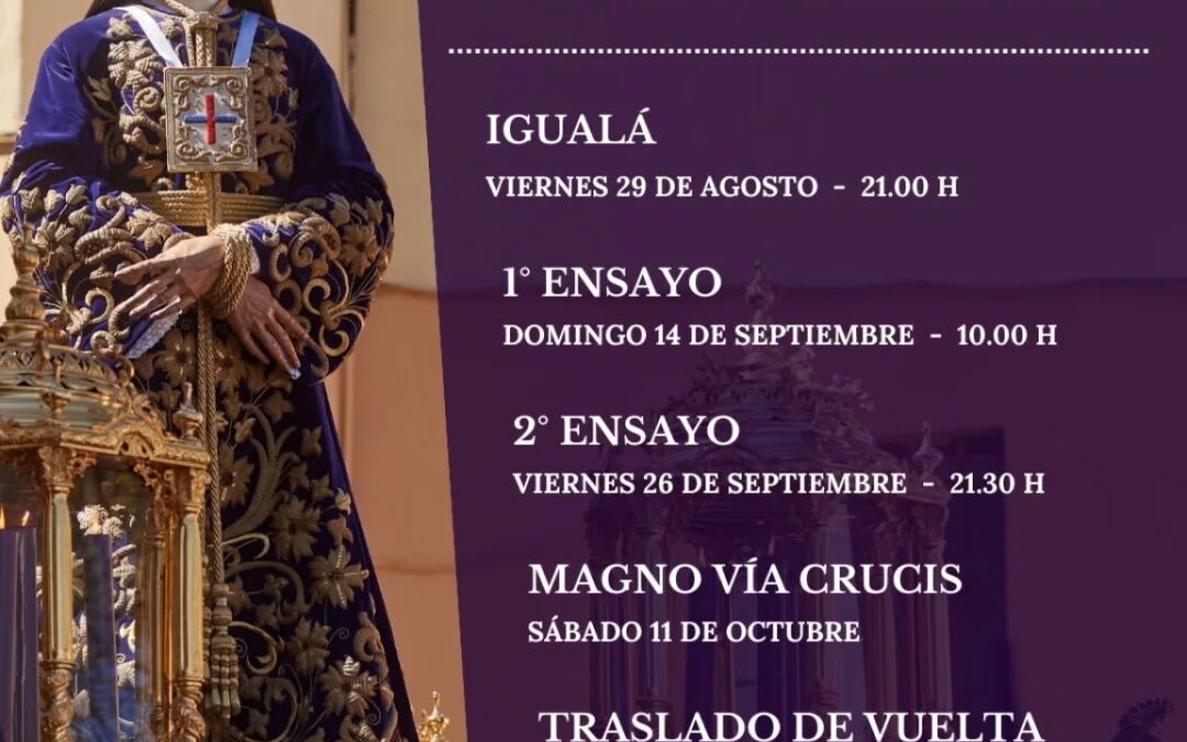 Igualá de costaleros de Nuestro Padre Jesús Nazareno Rescatado Magno Vía Crucis