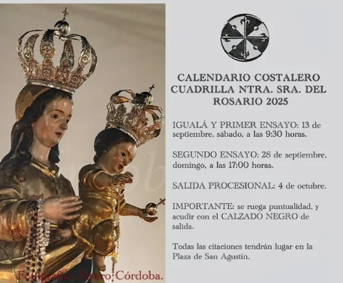 Igualá y 1er Ensayo de costaleros de Nuestra Señora del Rosario