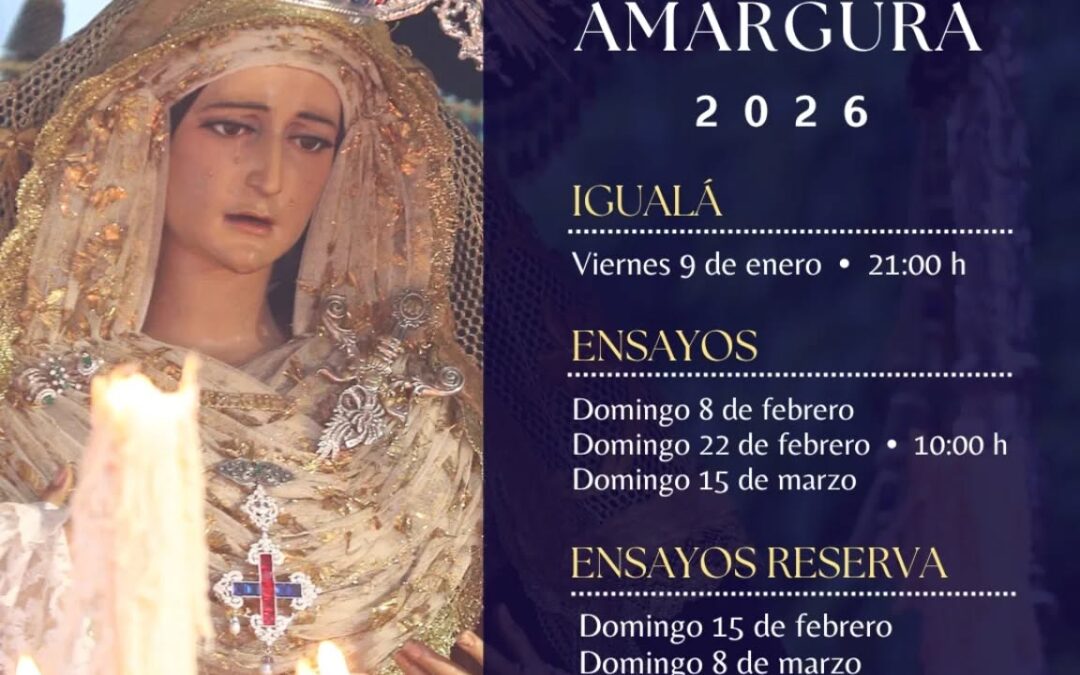 Igualá de costaleros de María Santísima de la Amargura