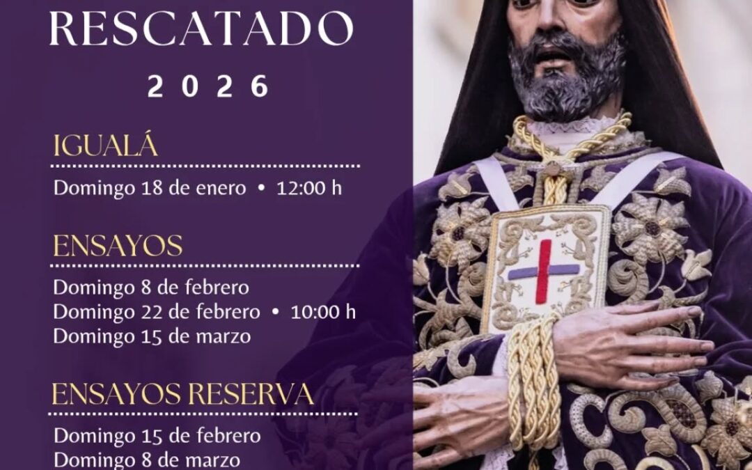 Igualá de costaleros de Nuestro Padre Jesús Nazareno Rescatado