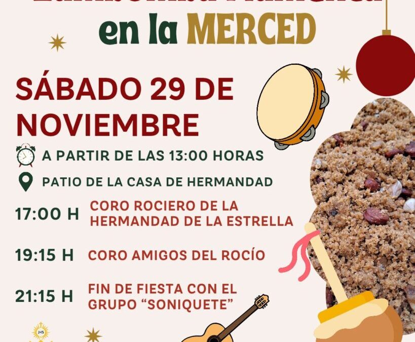 Migas y Zambomba Flamenca en la Hermandad de la Merced