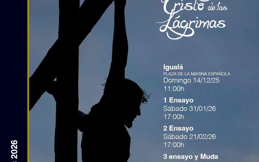 Igualá de costaleros del Santísimo Cristo de las Lágrimas