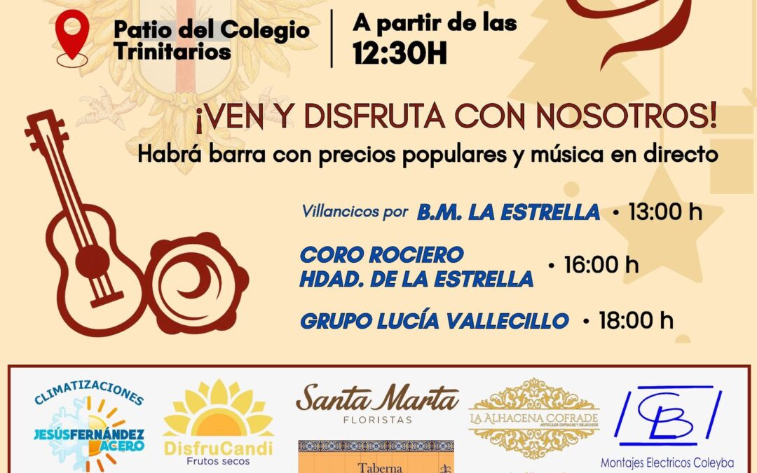 Zambomba organizada por la Hermandad del Rescatado