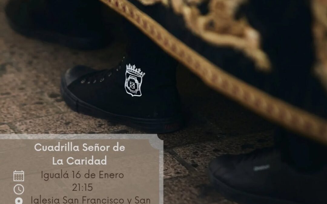 Igualá de costaleros del Santísimo Cristo de la Caridad