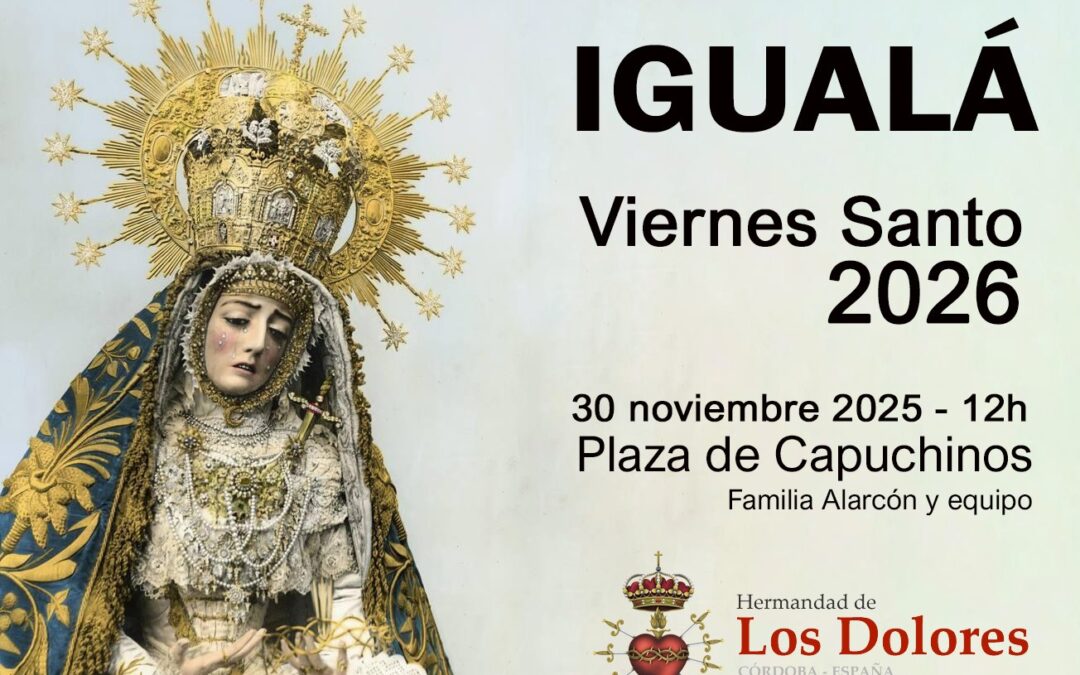 Igualá de costaleros de Nuestra Señora de los Dolores Coronada