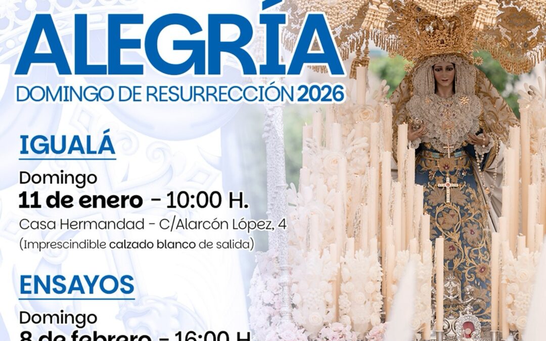 Igualá de costaleros de María Santísima Reina de Nuestra Alegría