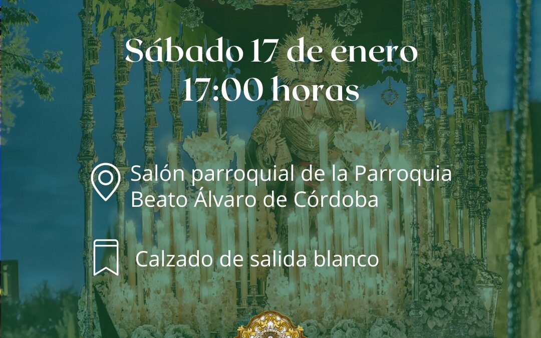 Igualá de costaleros de María Santísima de la Esperanza del Valle