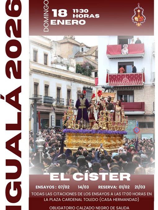 Igualá de costaleros de Nuestro Padre Jesús de la Sangre