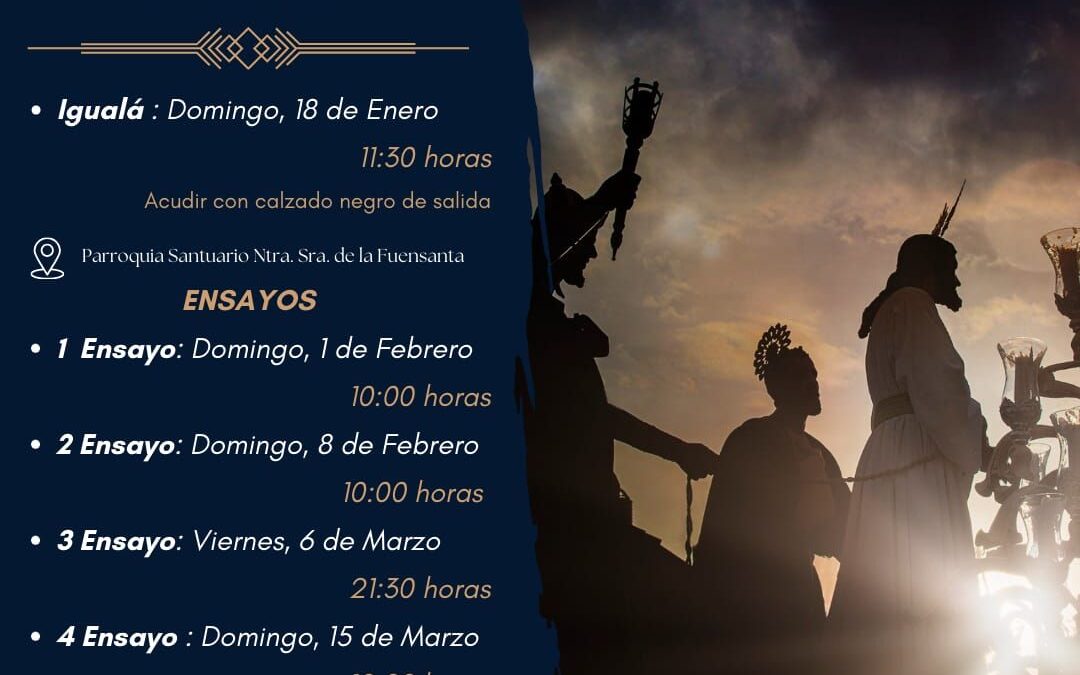 Igualá de costaleros de Nuestro Padre Jesús de la Bondad