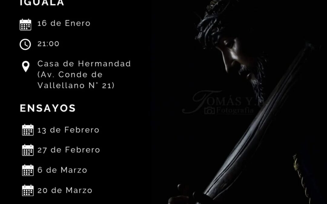 Igualá de costaleros de Nuestro Padre Jesús de Pasión