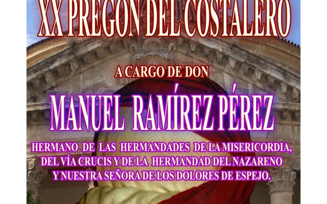 XX Pregón del Costalero