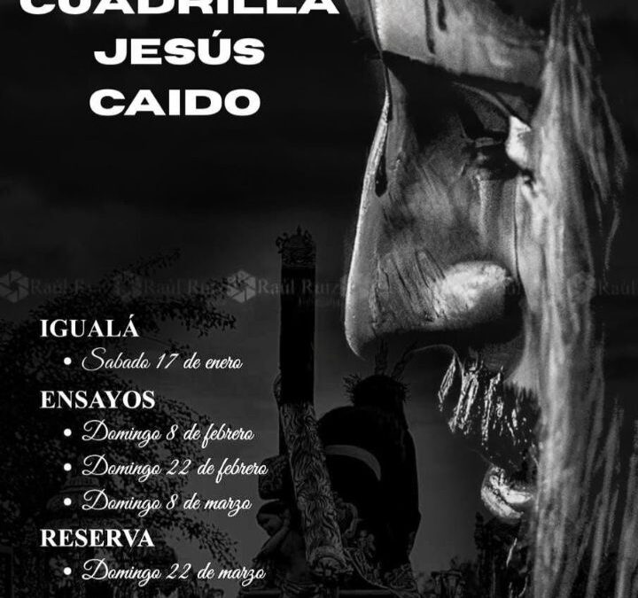 Igualá de costaleros de Nuestro Padre Jesús Caído