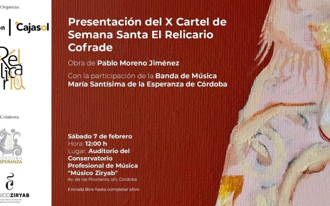 Presentación del X cartel de Semana Santa del Relicario Cofrade