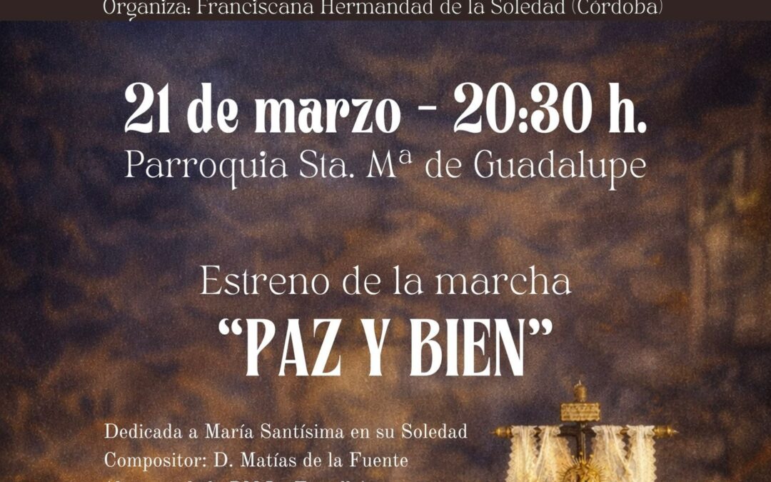 Concierto de marchas procesionales a cargo de la Banda de Música «Nuestra Señora de la Estrella» de Córdoba