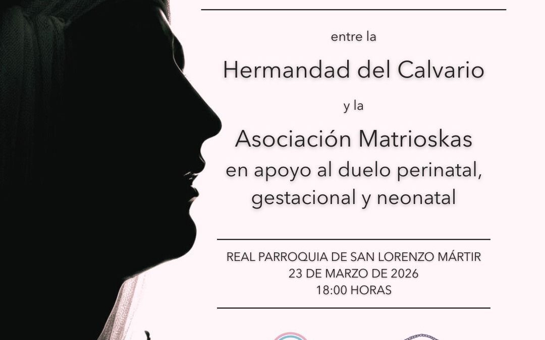 Acto de colaboración entre la Hermandad del Calvario y la Asociación Matrioskas