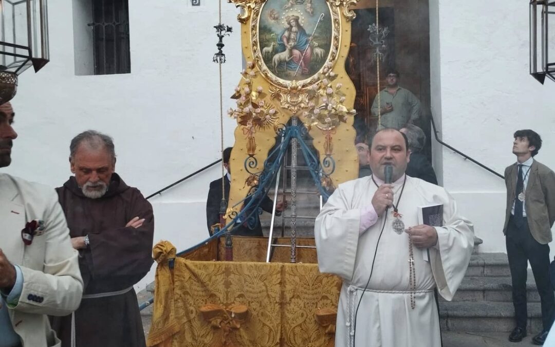 Santo Rosario con el Simpecado de Gala del Redil de la Divina Pastora