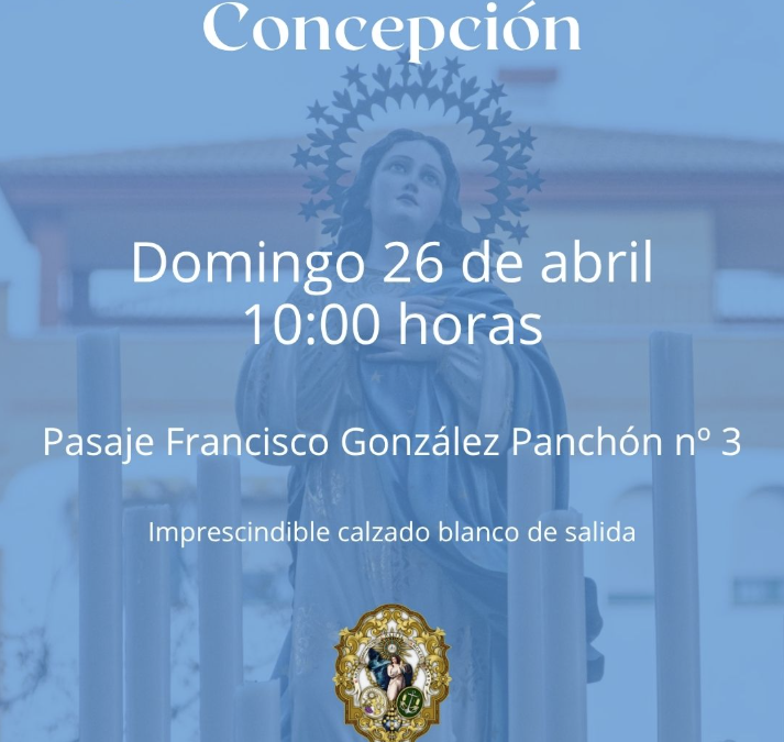 Igualá de costaleros de la Inmaculada Concepción de la Hermandad de la Sagrada Cena