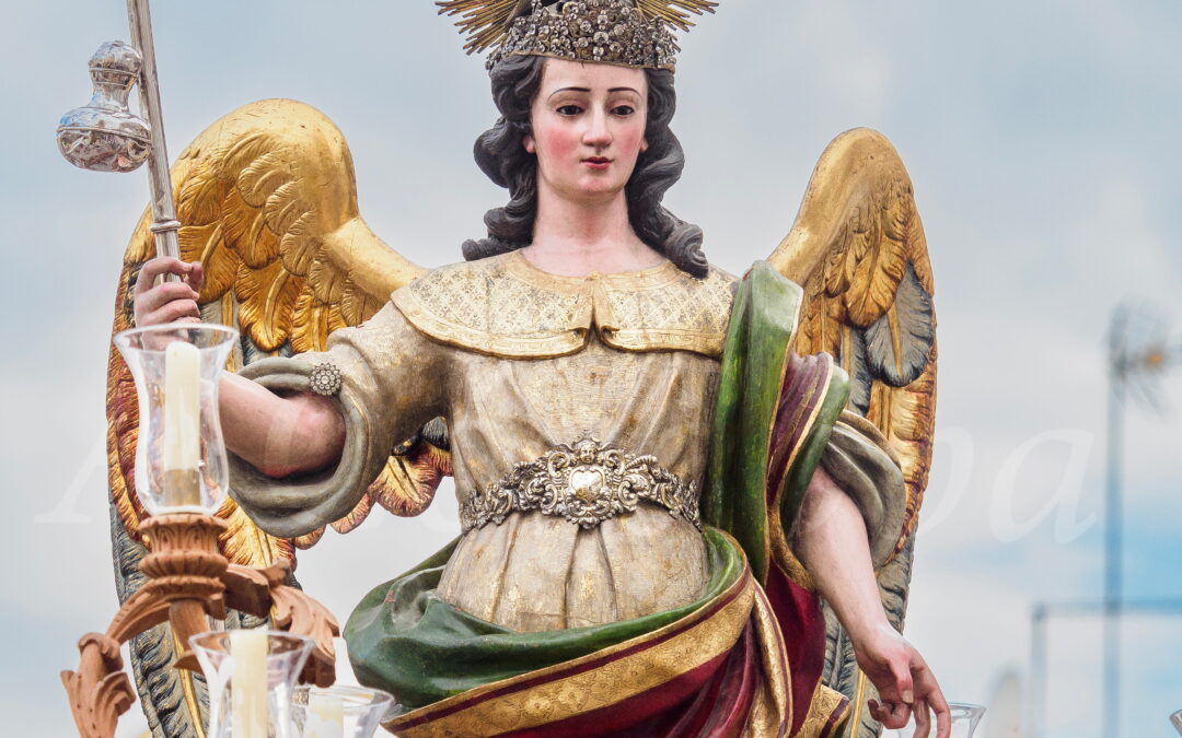 Ensayo de costaleros del Arcángel San Rafael
