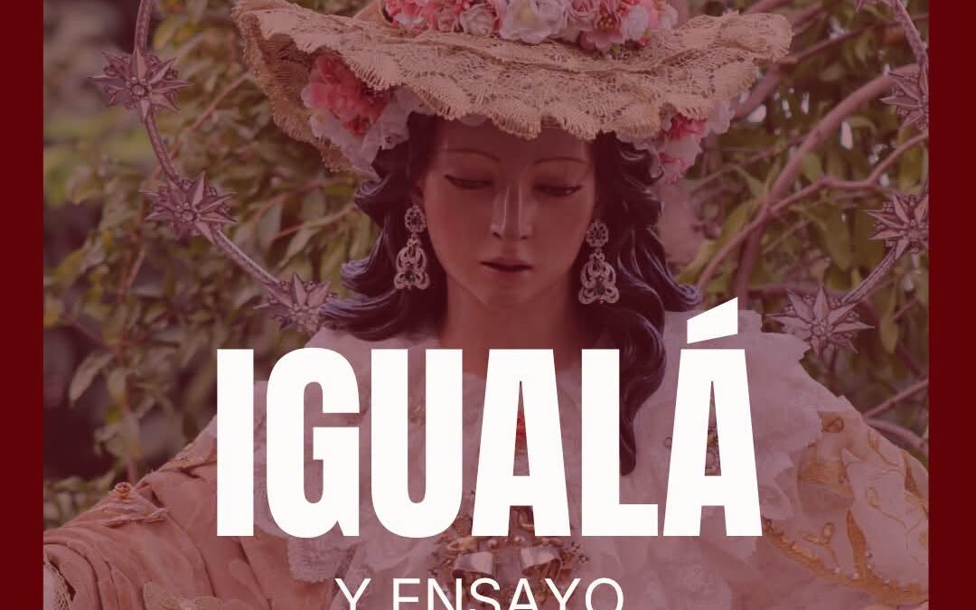 Igualá y ensayo de costaleros de la Divina Pastora de las Almas