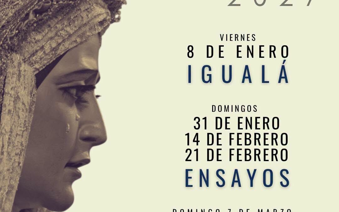 Igualá de costaleros de María Santísima de la Amargura